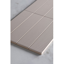 Hiroshi Stripe Matt Shadow Subway Ceramic Tile